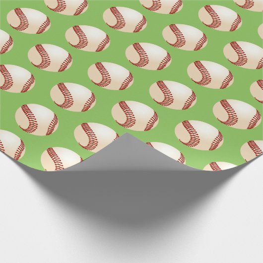Baseball Wrapping Paper Cadeaupapier (Hoek)