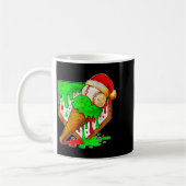 Baseball Xmas Christmas Baseball Ice Cream Drip Bo Koffiemok (Links)