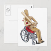 BaseballBatWheelstoel Briefkaart (Voorkant / Achterkant)