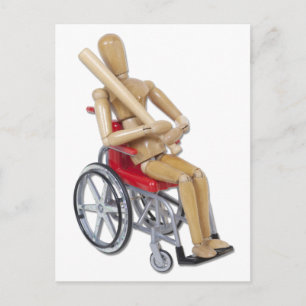 BaseballBatWheelstoel Briefkaart