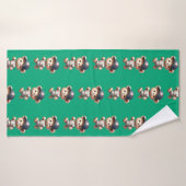 Baseballberen 1 badhanddoek (Badhanddoek)