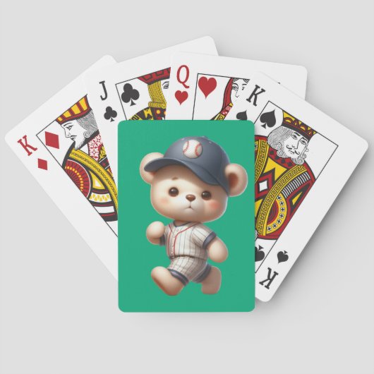 Baseballberen 1 pokerkaarten (Achterkant)