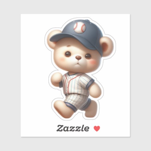 Baseballberen 1 sticker (Vel)