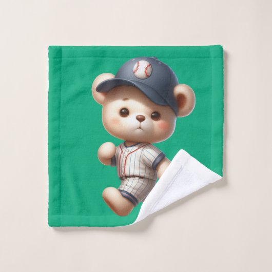 Baseballberen 1 washandje (Wasdoekje)