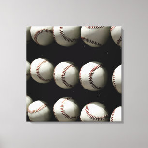 Baseballen Canvas Afdruk