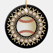 BASEBALLEN EN BATS ORNAMENT (Achterkant)