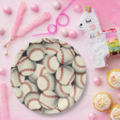 Baseballen en Masse Papieren Bordje (Feest)
