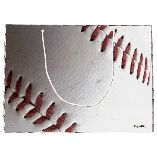 Baseballen Groot Cadeauzakje (Achterkant)