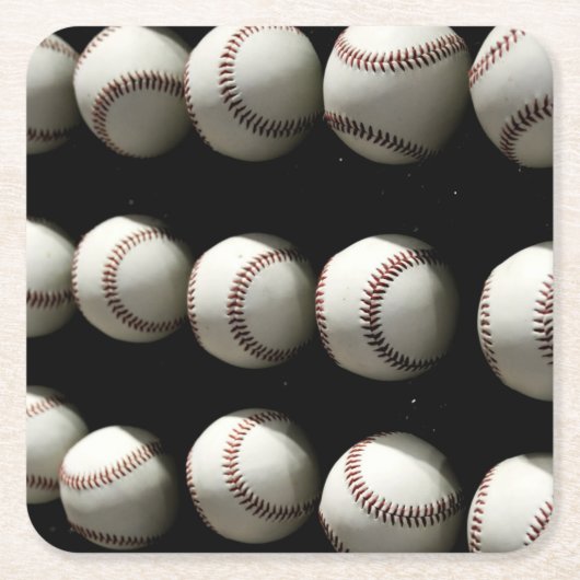 Baseballen Kartonnen Onderzetters (Voorkant)