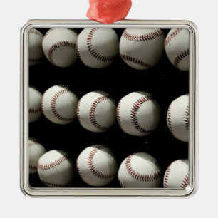 Baseballen Metalen Ornament