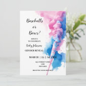 Baseballen of Bows Gender Live Kaart (Staand voorkant)