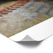 Baseballen Poster (Hoek)