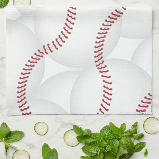 Baseballen Theedoek (Gevouwen)