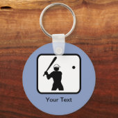 Baseballer-Logo Sleutelhanger (Voorkant)