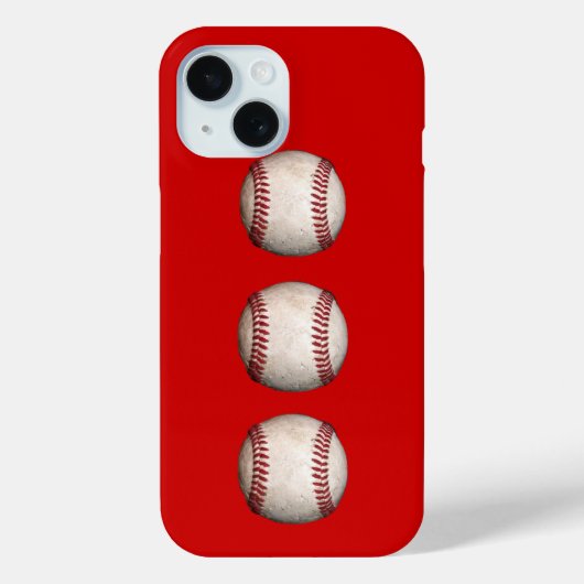 Baseballetjes in een rij Case-Mate iPhone case (Achterkant)