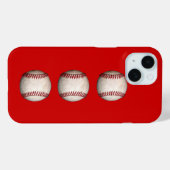 Baseballetjes in een rij Case-Mate iPhone case (Achterkant (horizontaal))