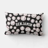 Baseballetjes met de aangepaste tas, zwart kussen (Achterkant)