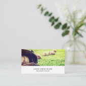 Baseballetjes op het veld, Baseball Player, Coach Visitekaartje (Staand voorkant)