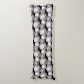 Baseballetpatroon Lichaamskussen (Voorkant Verticaal)