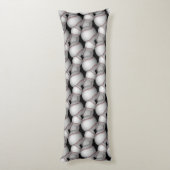 Baseballetpatroon Lichaamskussen (Achterkant (Verticaal))