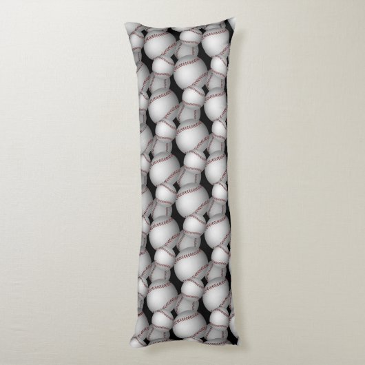 Baseballetpatroon Lichaamskussen (Achterkant (Verticaal))