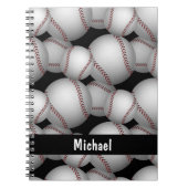 Baseballetpatroon Notitieboek (Voorkant)