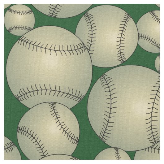 Baseballetpatroon Stof (Close Up)