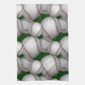 Baseballetpatroon Theedoek (Verticaal)