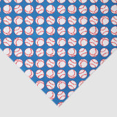 Baseballetpatroon Tissuepapier (Detail)