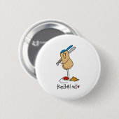 Baseballnoot Ronde Button 5,7 Cm (Voorkant /achterkant)