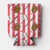 Baseballs, Bats & Hot Dogs Koelboxxen Blikjeskoeler (Voorkant)