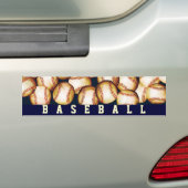 BASEBALLS BUMPERSTICKER (Op auto)