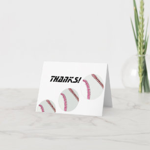 Baseballs of Softballs Bedankkaart