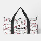 Baseballs ontwerp plunjezak (Voorkant)