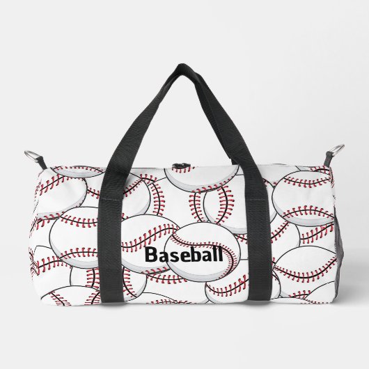 Baseballs ontwerp plunjezak (Voorkant)