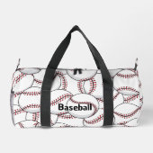 Baseballs ontwerp plunjezak (Achterkant)