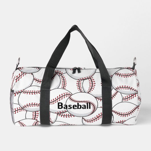 Baseballs ontwerp plunjezak (Achterkant)