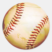BASEBALLS RONDE STICKER (Voorkant)