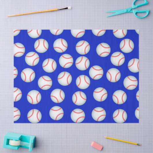 Baseballs Tissuepapier (Craft)