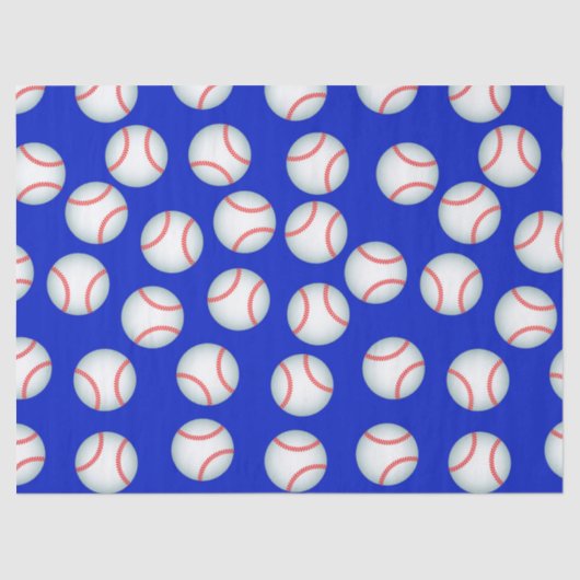 Baseballs Tissuepapier (Voorkant)