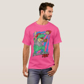 Baseballsaurus T-Rex Dinosaur Baseball Player Dino T-shirt (Voorkant volledig)