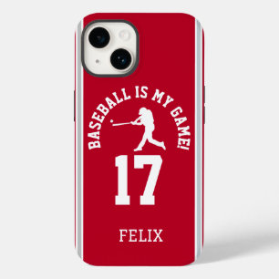 Baseballspeler Jersey Nummer Stijl Case-Mate iPhone 14 Hoesje