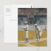 Baseballspelers die oefenen - Thomas Eakins Briefkaart (Voorkant / Achterkant)