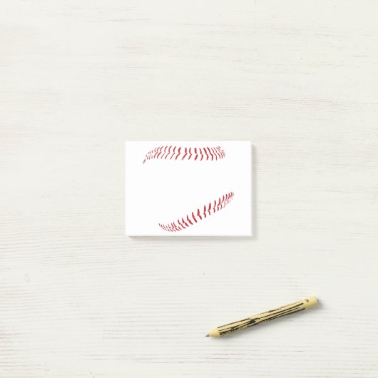 BaseballStitches.ai Post-it® Notes (Op bureau)