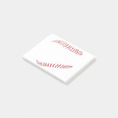 BaseballStitches.ai Post-it® Notes (Schuin)
