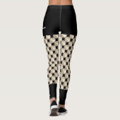 Baseballteam, Fake Black Shorts, naam Leggings (Achterkant)