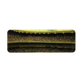  Basebalstadion sport met gewassen Etiket (Voorkant)