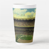  Basebalstadion sport met gewassen Latte Mok (Voorkant)
