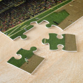  Basebalstadion sport met gewassen Legpuzzel (Zijkant)