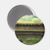  Basebalstadion sport met gewassen Magneet (Voorkant / Achterkant)